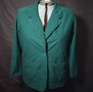Green Corduroy Blazer